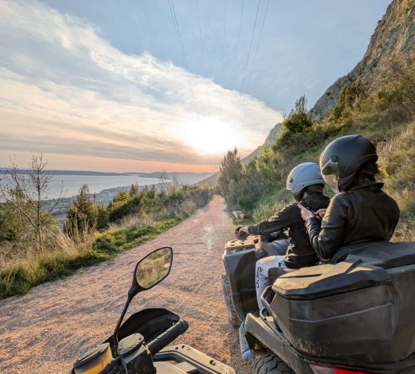 Fun with 4 wheelers Split tour