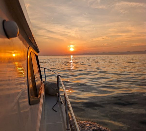 sunset boat trip